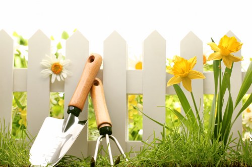 Landscaping and plant care in a central London garden